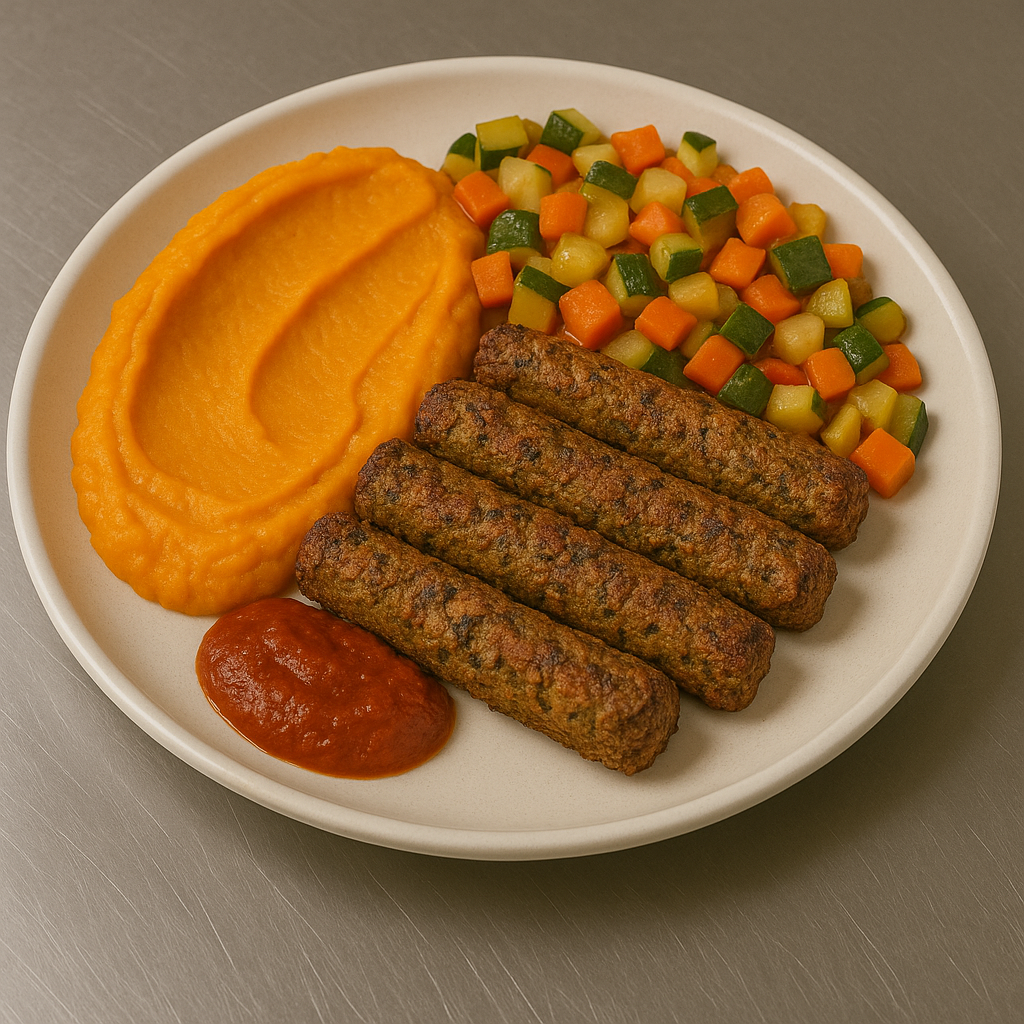 Falafels artisanaux & purée de patate douce